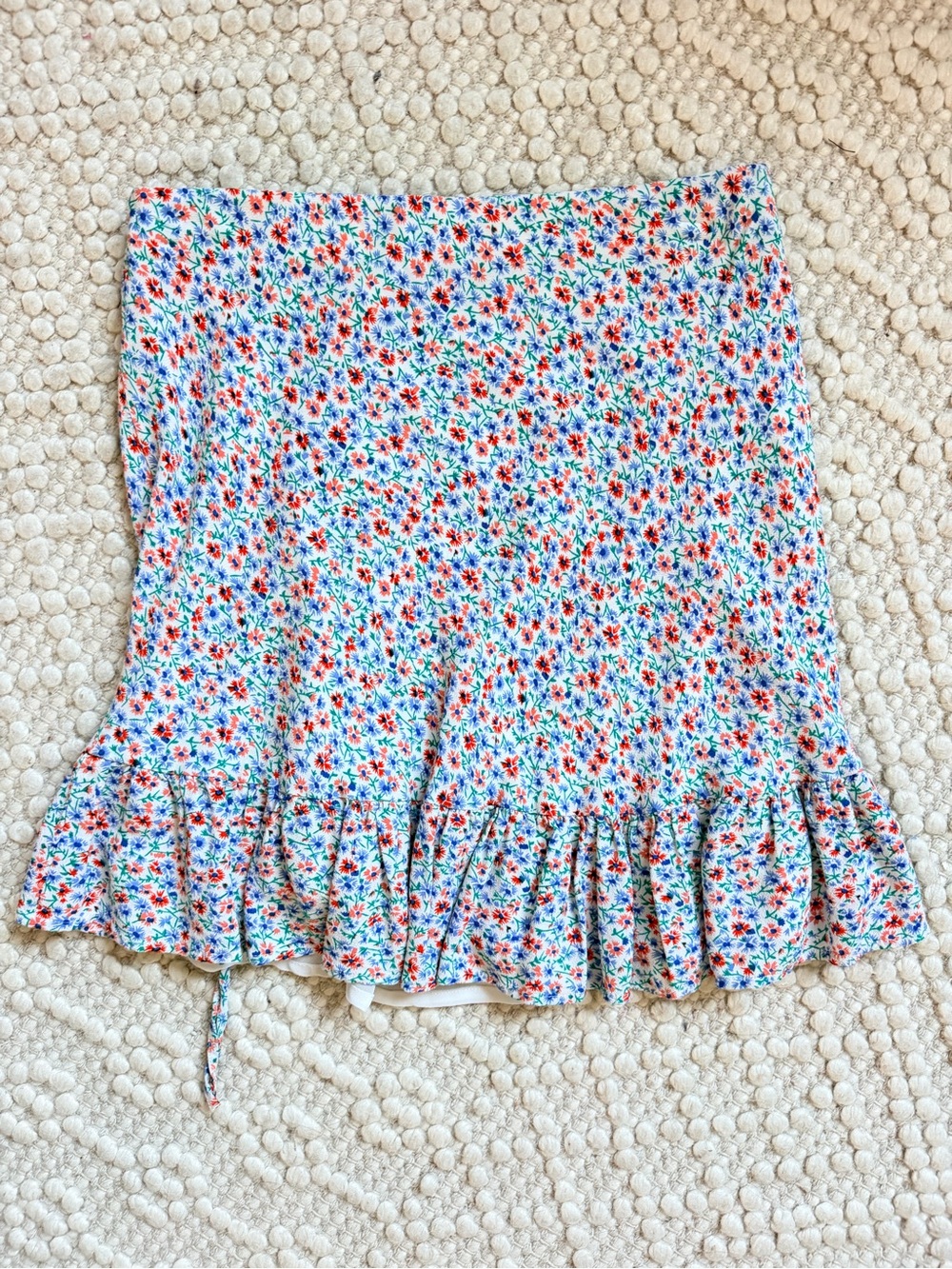 RAILS Wild Daisies Lara Ruffle Mini Skirt Size Small - Picture 5 of 7